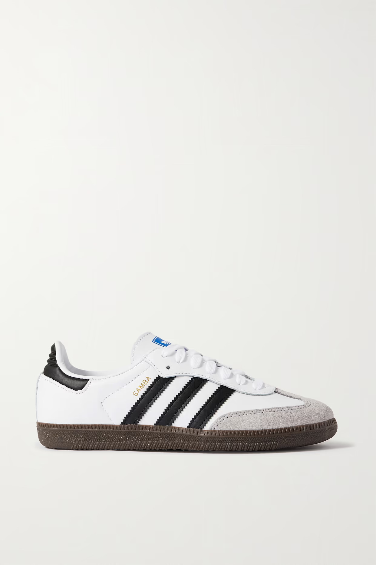 adidas Originals - Samba Og Leather And Suede Sneakers - White | NET-A-PORTER (US)