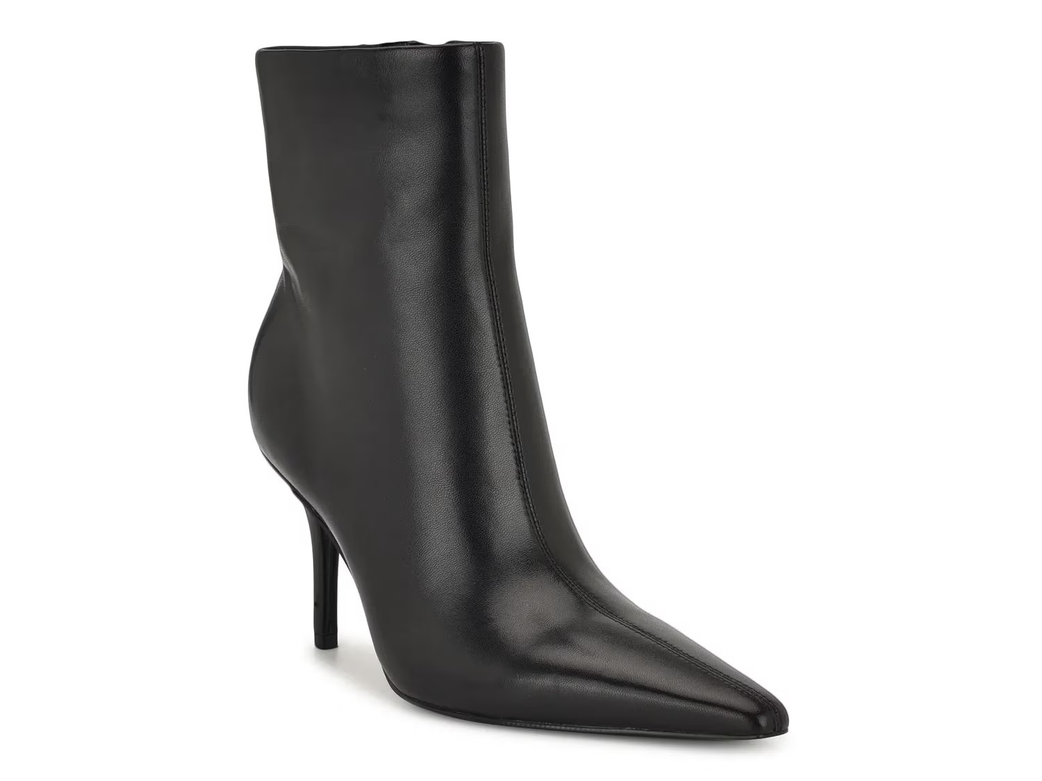 Nine West Oh My Bootie | Women's | Black Leather | Size 10.5 | Boots | DSW
