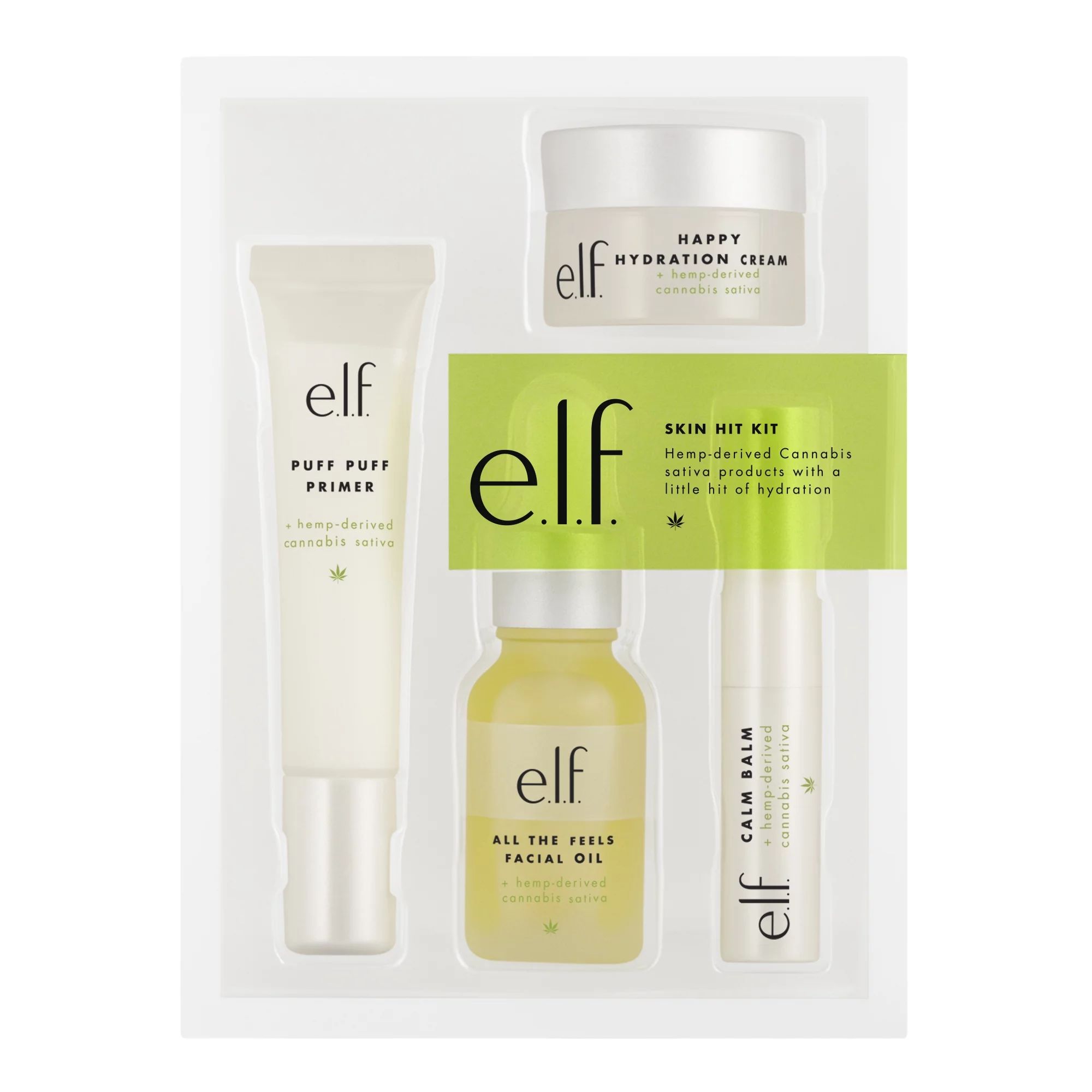 e.l.f. Mini Skin Hit + Hemp-Derived Cannabis Sativa Kit | Walmart (US)