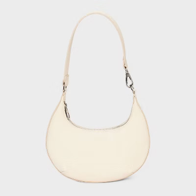 Mini Crescent Top Handle Bag - Universal Thread™ Off-White | Target