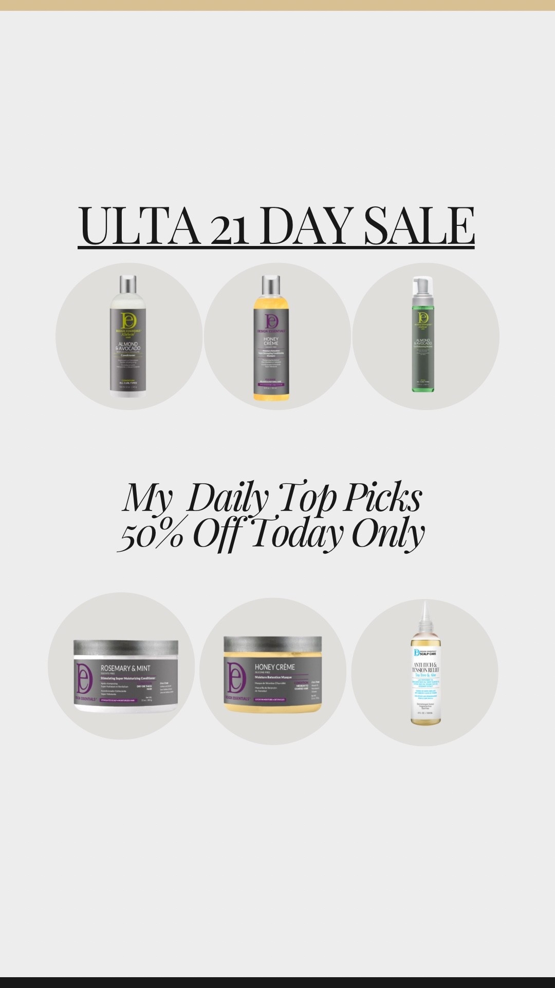 These design essential products are top tier and perfect for wash day. My favorite it’s the Almond and Avocado! 

#LTKBeauty #LTKStyleTip #LTKSaleAlert