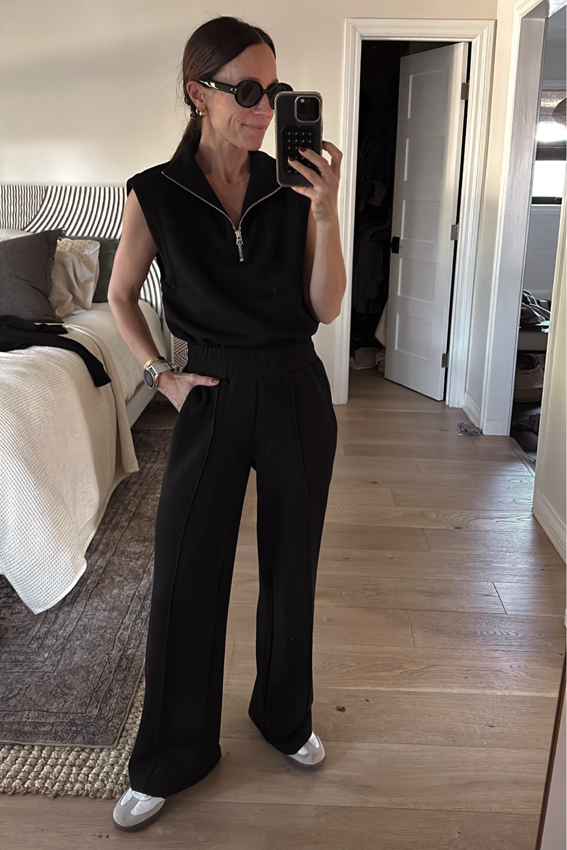 Soccer Saturday OUTIFT 
Pants are the the softest material (and not thin) and short gal friendly (I’m wearing the 28”) 


#LTKOver40