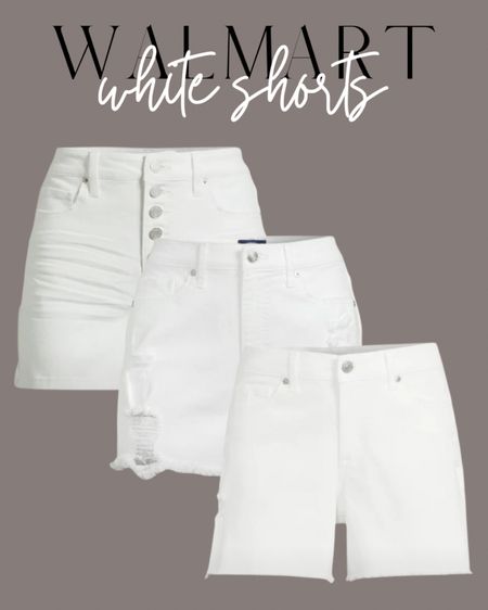 Walmart white denim shorts

#LTKStyleTip #LTKSeasonal #LTKFindsUnder50