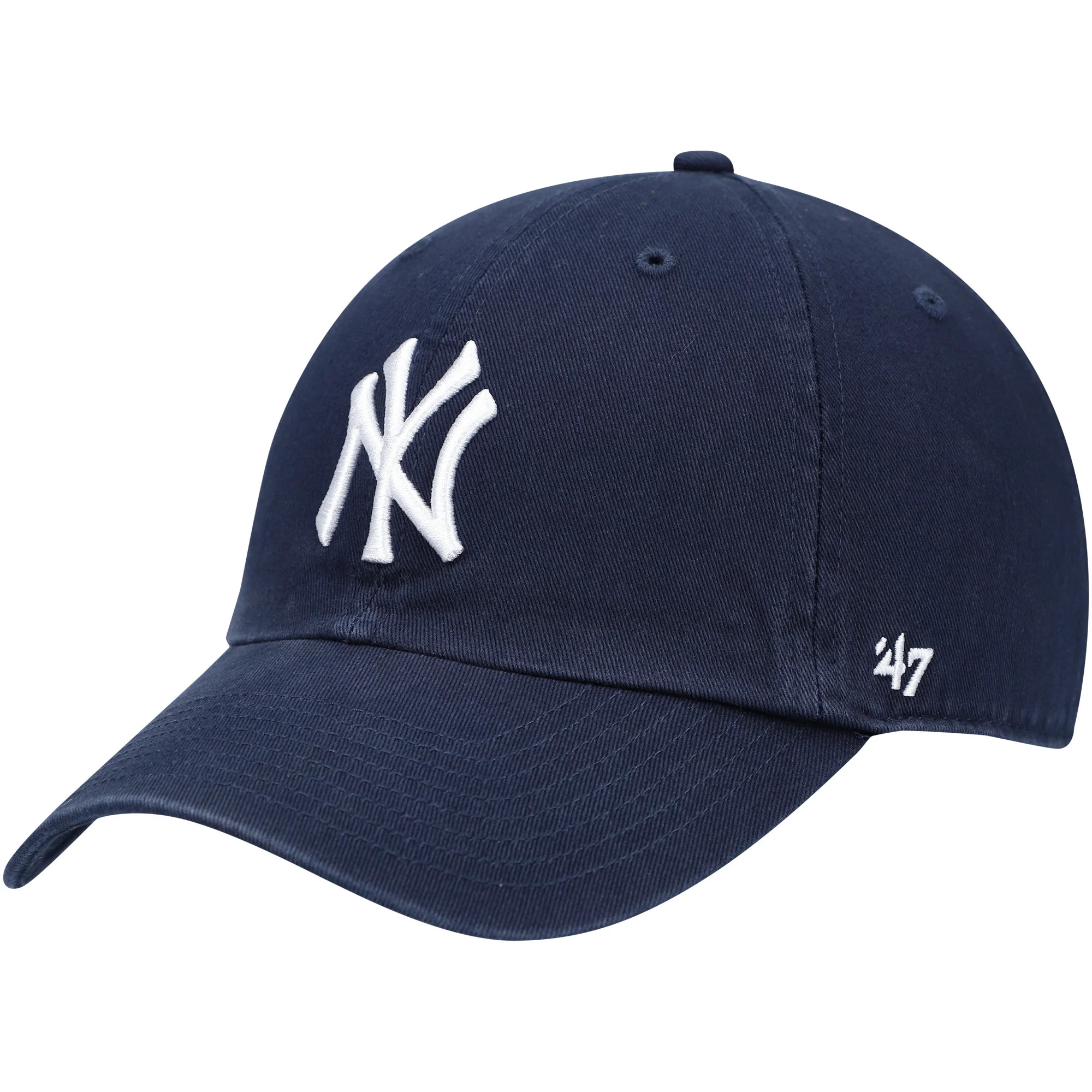 Men's '47 Navy New York Yankees Clean Up Adjustable Hat | Walmart (US)