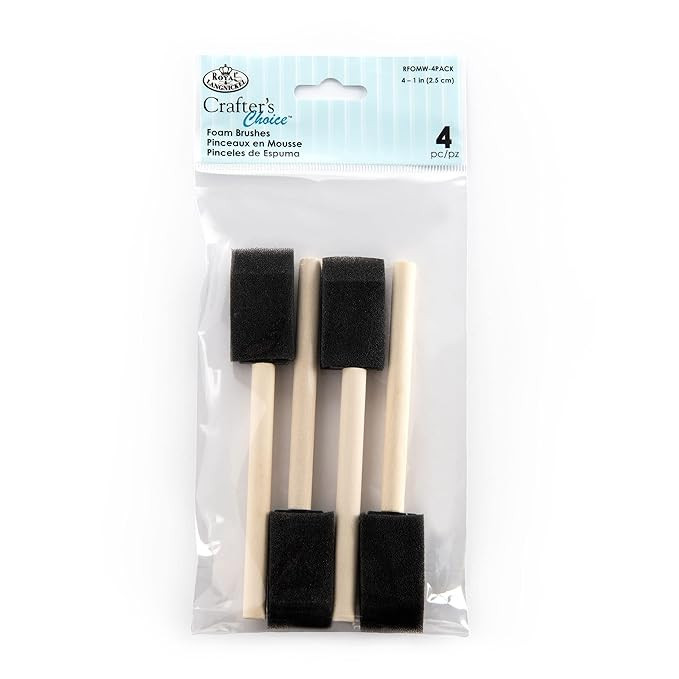 Royal Brush RFOMW-4P Foam Brush, 4-Count | Amazon (US)