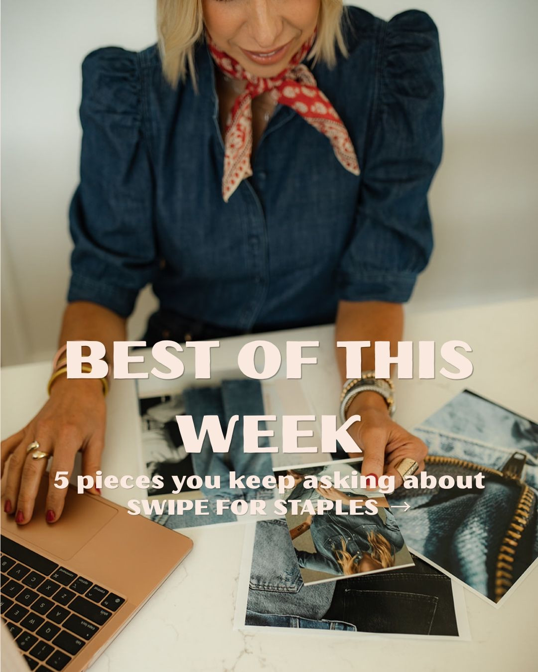Best of this week, rounded up for you 🤍 5 pieces that have been on repeat — swipe through for how I'm styling each one. This bootie is a wear-with-everything staple, the flats are the comfort-meets-polish pick I didn't know I needed, and these jeans genuinely fit like a dream. Layer the jacket over anything, and the linen pants are my go-to for dressed-up or dressed-down days.

#LTKmomlife #LTKOver40 #LTKSeasonal