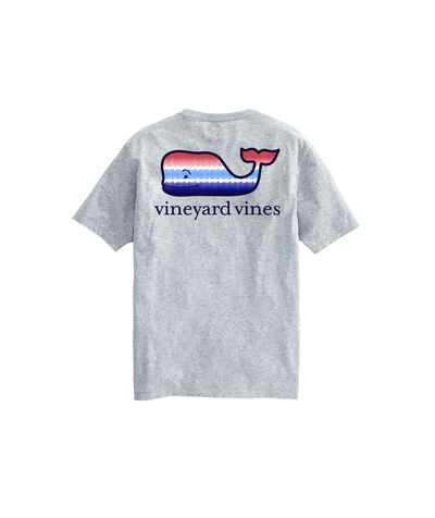 OUTLET Kids' USA Tie Dye Whale Fill Short-Sleeve Pocket Tee | vineyard vines