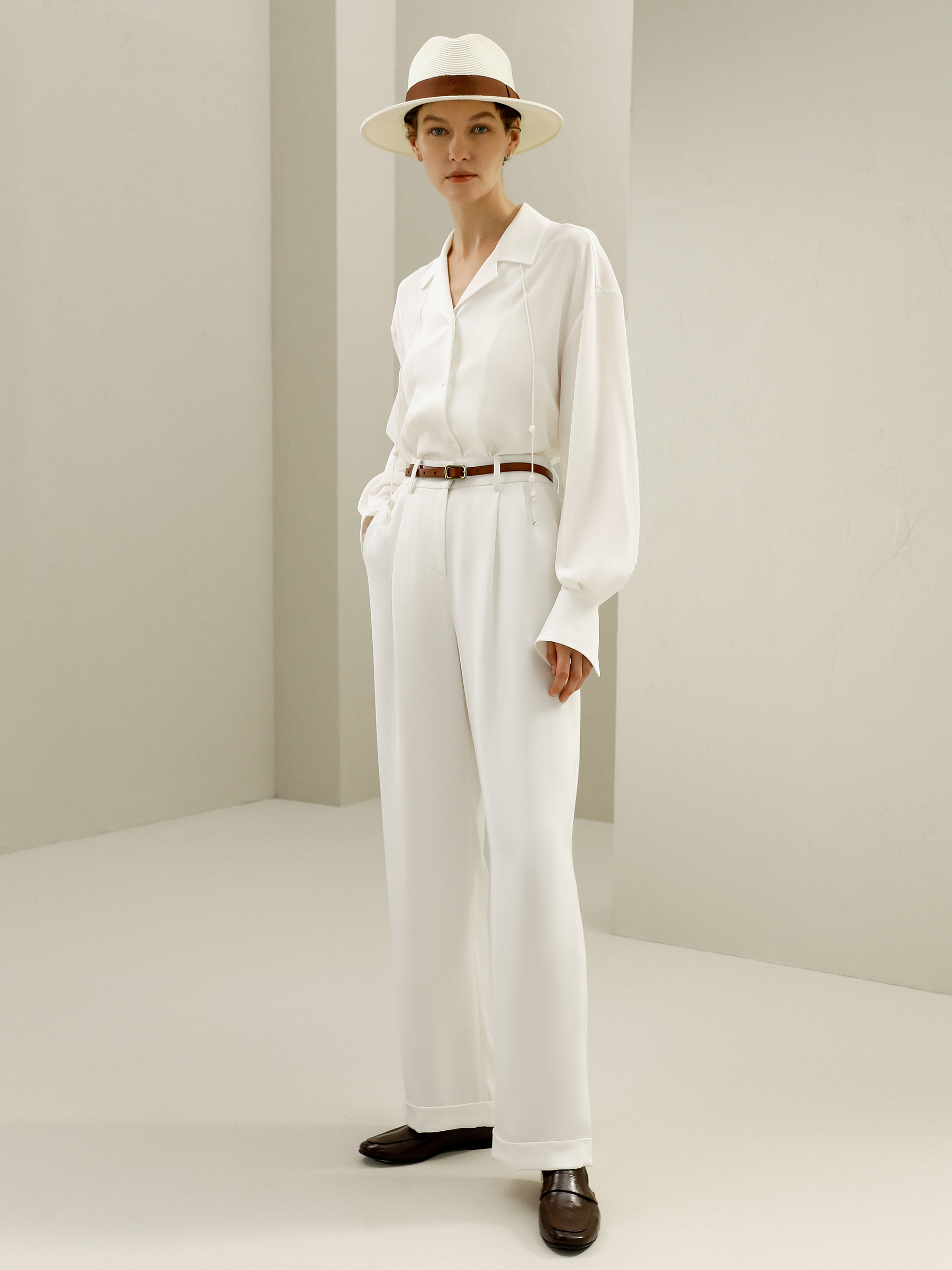 Tie-Detailed Silk Blouse | LilySilk