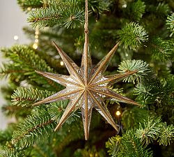 10 Point Mirrored Star Ornament | Pottery Barn (US)