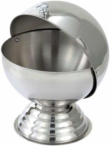 Winco 20 Ounce Sugar Bowl with Roll Top, Stainless Steel, Medium | Amazon (US)