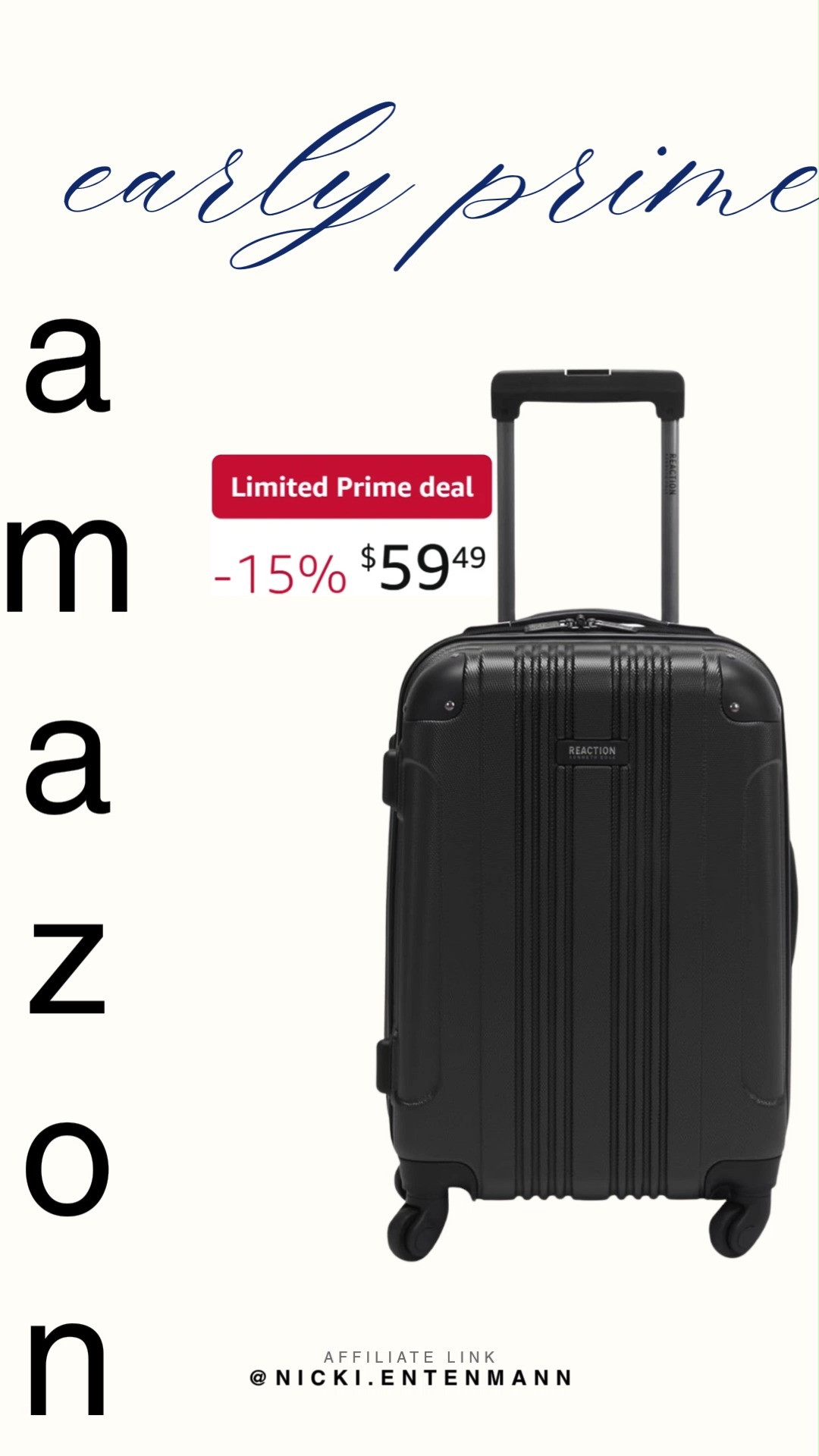 Kenneth Cole REACTION Out of Bounds spinner luggage keeps travel light, durable, and stylish. Glide through airports with ease while packing smart for every adventure. ✈️🧳🌍  

#KennethCole #ReactionLuggage #SpinnerLuggage #TravelStyle #LightweightLuggage #TravelEssentials #AirportReady #DurableDesign #TravelGear #AdventureReady 

 #LTKdayinmylife #LTKHome #LTKTravel