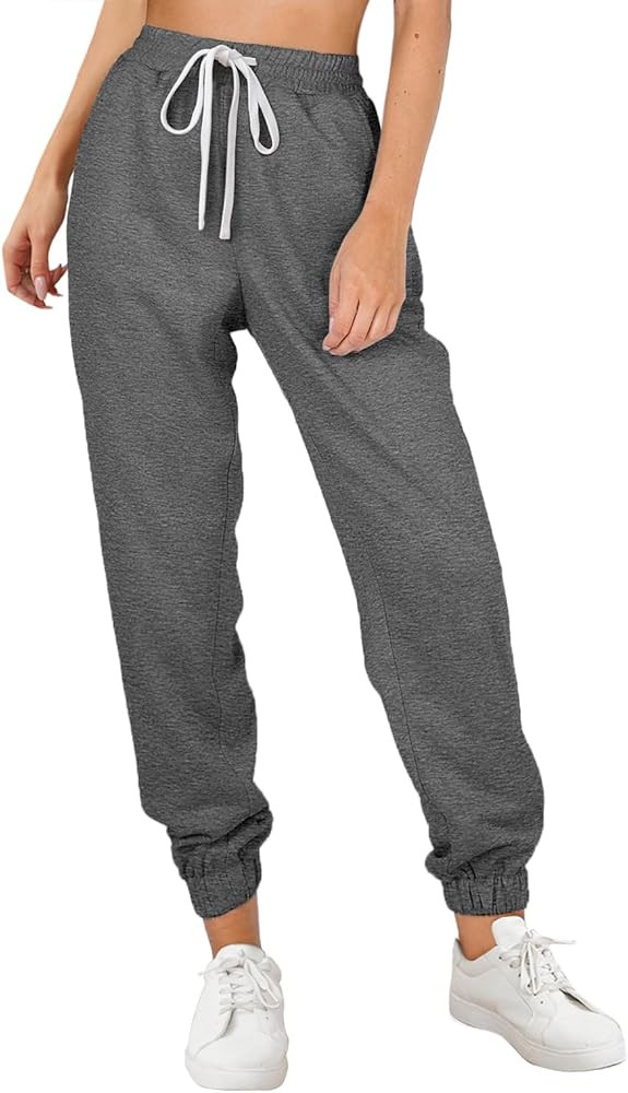 ATHMILE Baggy Sweatpants for Women with Pockets-Lounge Womens Pajams Pants-Womens Running Joggers... | Amazon (US)