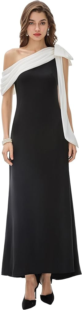 BABEYOND Formal Dress for Women - Prom Dress One Shoulder Evening Dresses Cocktail Party Dress fo... | Amazon (US)