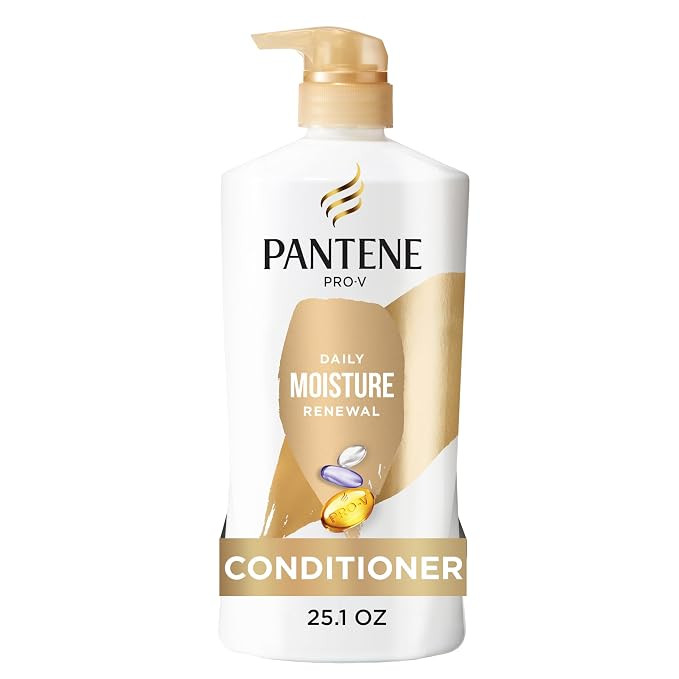 Pantene Conditioner, Daily Moisture Renewal - Pro-V Nutrients for Dry, Color-Treated, Straight to... | Amazon (US)