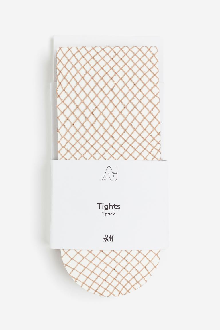 Glitzernde Netzstrumpfhose | H&M (DE, AT, CH, NL, FI)