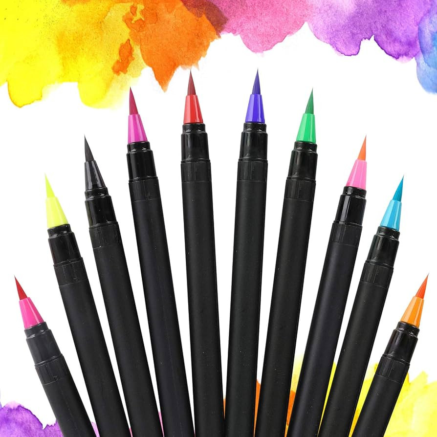 Food Coloring Marker Pens, 10Pcs Food Grade Edible Markers Food Writers for Decorating Fondant, C... | Amazon (US)