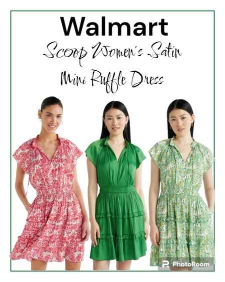 New Scoop arrivals @walmart cute dress for spring & summer. 
Sizes XS to 2XL. 

#dress
#summeroutfit

#LTKstyletip #LTKfindsunder50