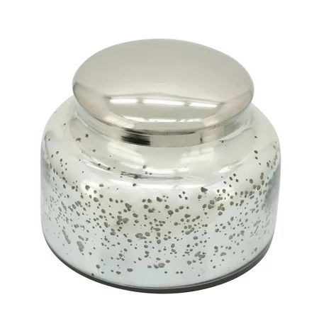 7 Silver Mercury Glass Jar Candle with Lid | Walmart (US)