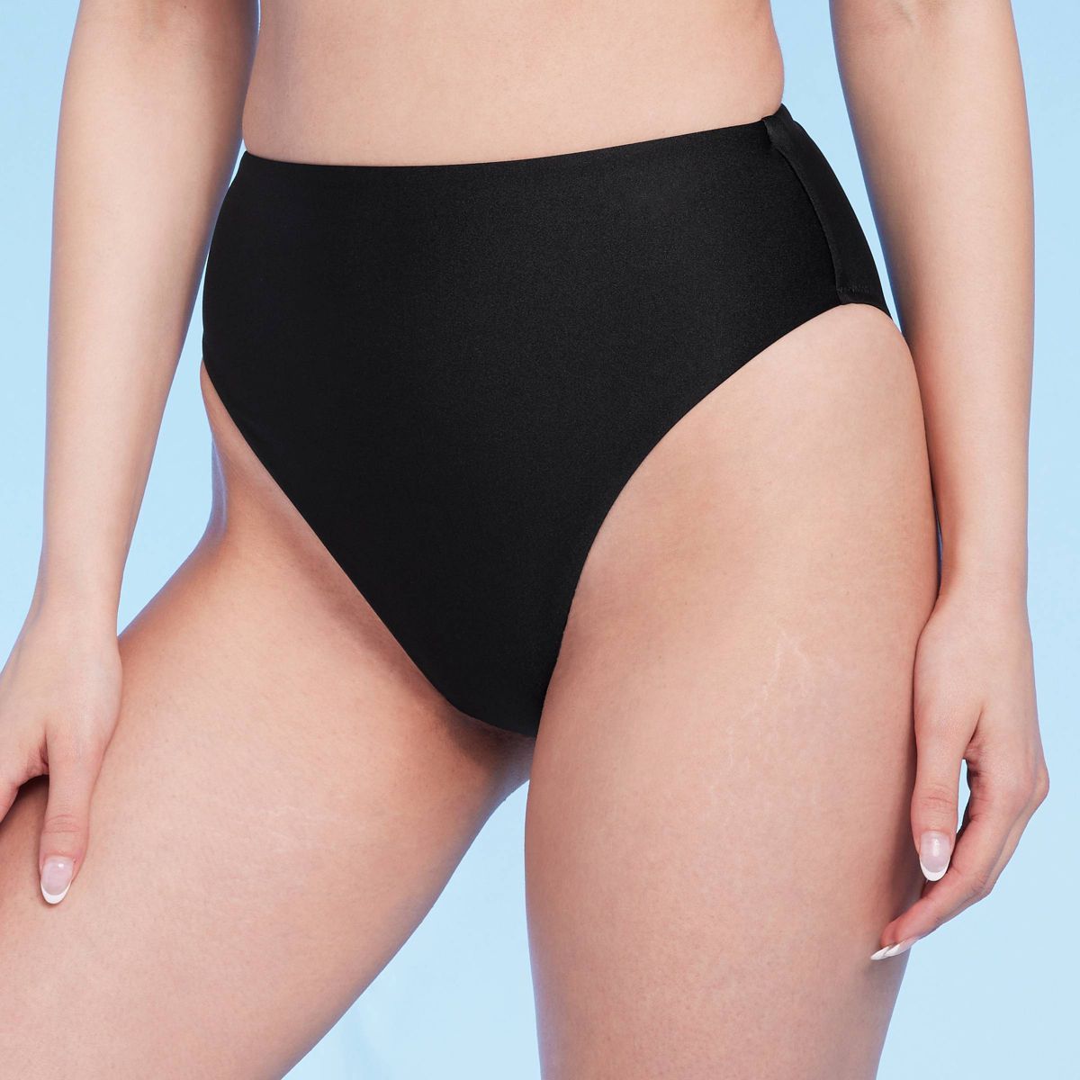 Women's High Waist High Leg Cheeky Bikini Bottom - Shade & Shore™ | Target
