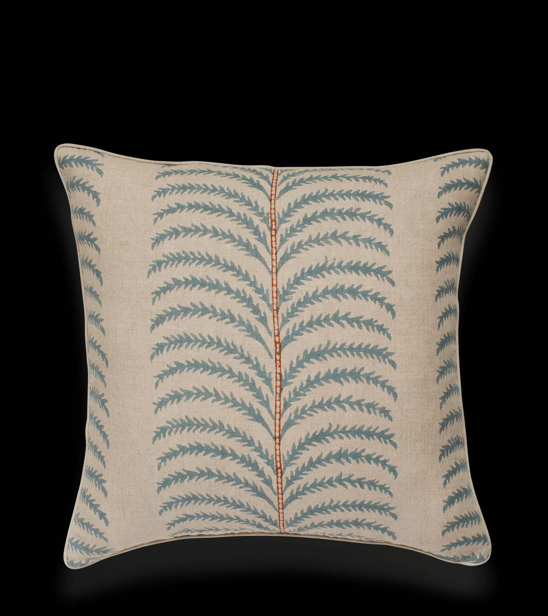 Areca Pillow Cover – Seafoam | OKA US