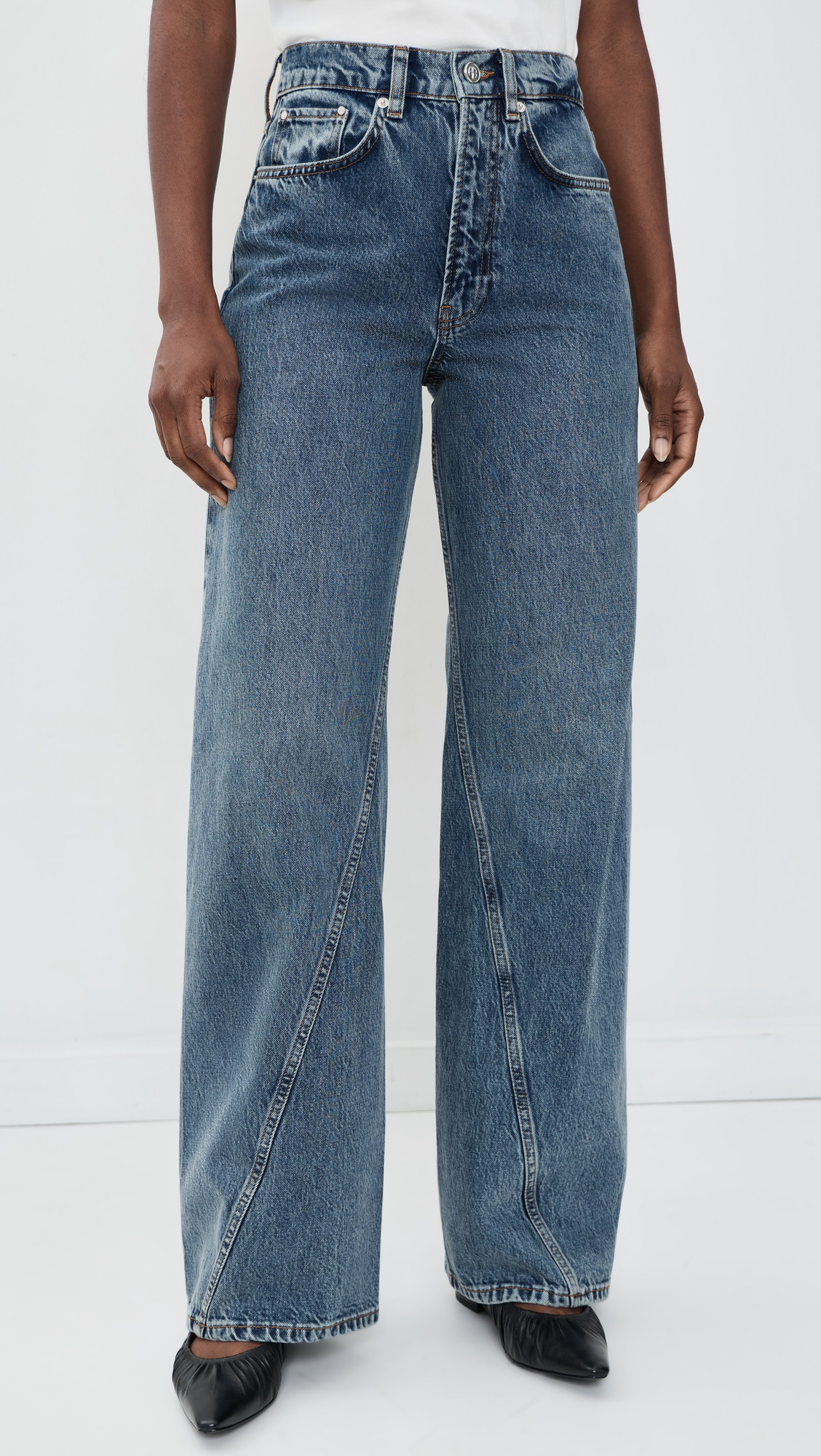 ANINE BING Brie Jeans Dark Indigo 30 | Shopbop