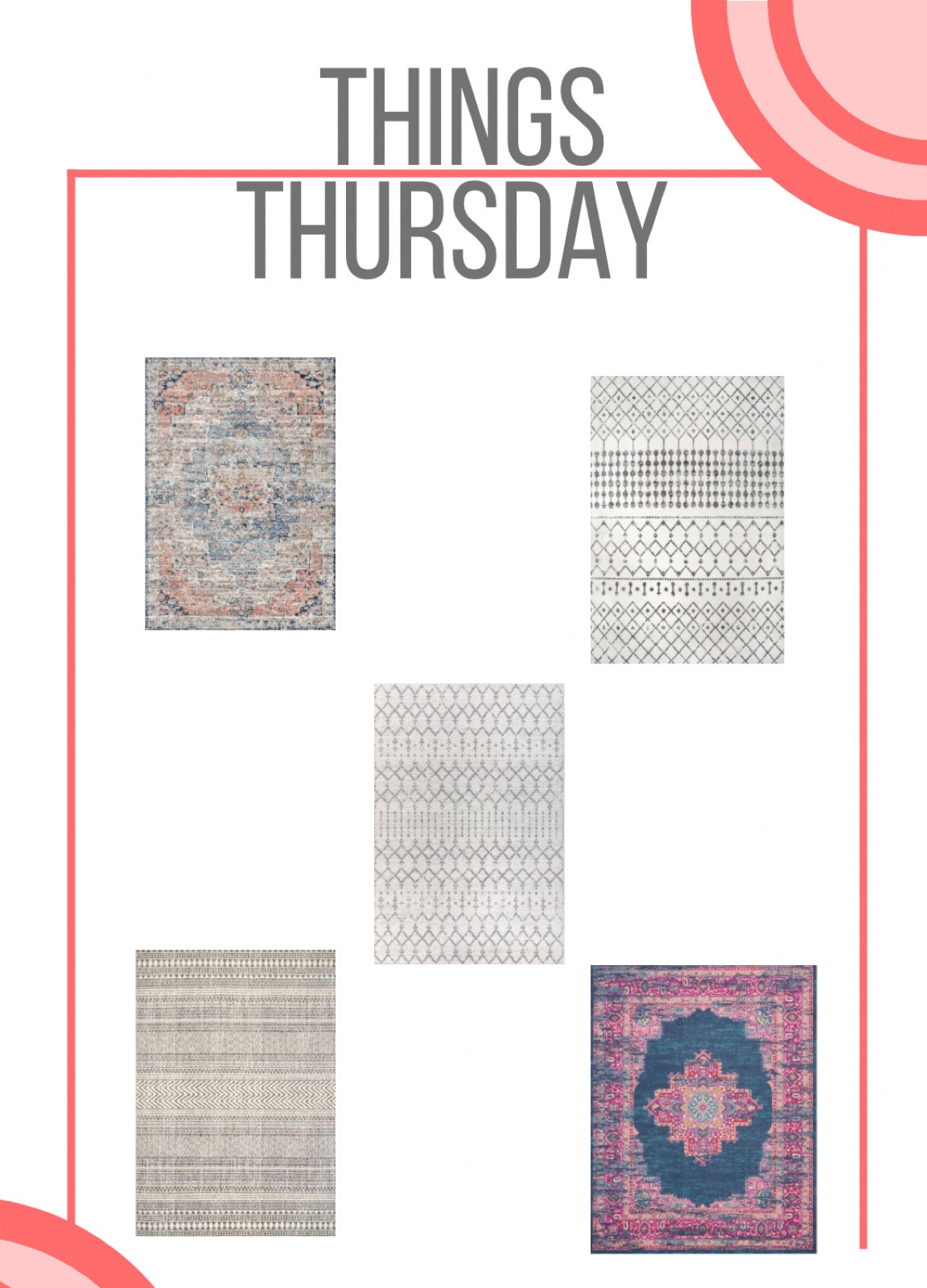 So many gorgeous rugs on sale at Target right now. Up to 47% OFF!! How could you not buy a rug for every room? Fall refresh at its finest!! 

#Target #TargetIsMyFavorite #TargetDeal #TargetSale #TargetHome #TargetMom #TargrtRun