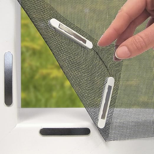 EASYmaxx Fly Screen for Windows with Magic Click | Mosquito net can be Individually Cut to Size f... | Amazon (UK)