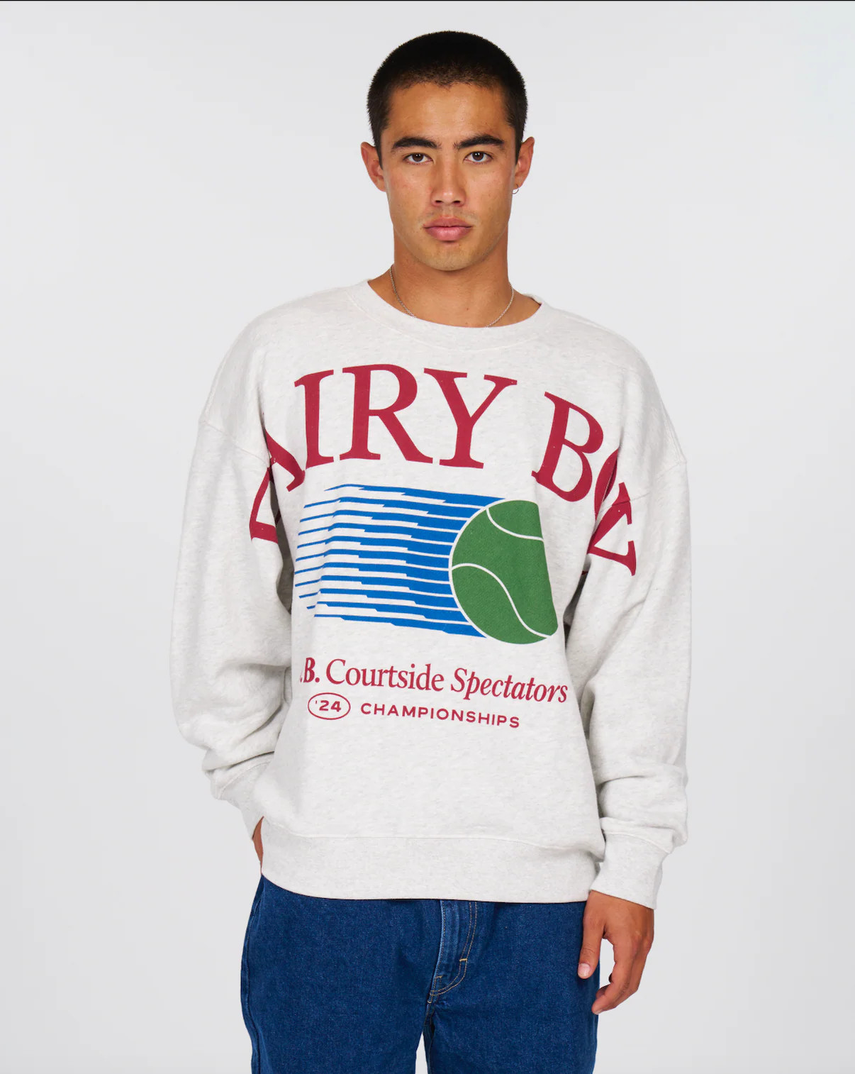 Home Slam Crewneck - Crimson | Dairy Boy