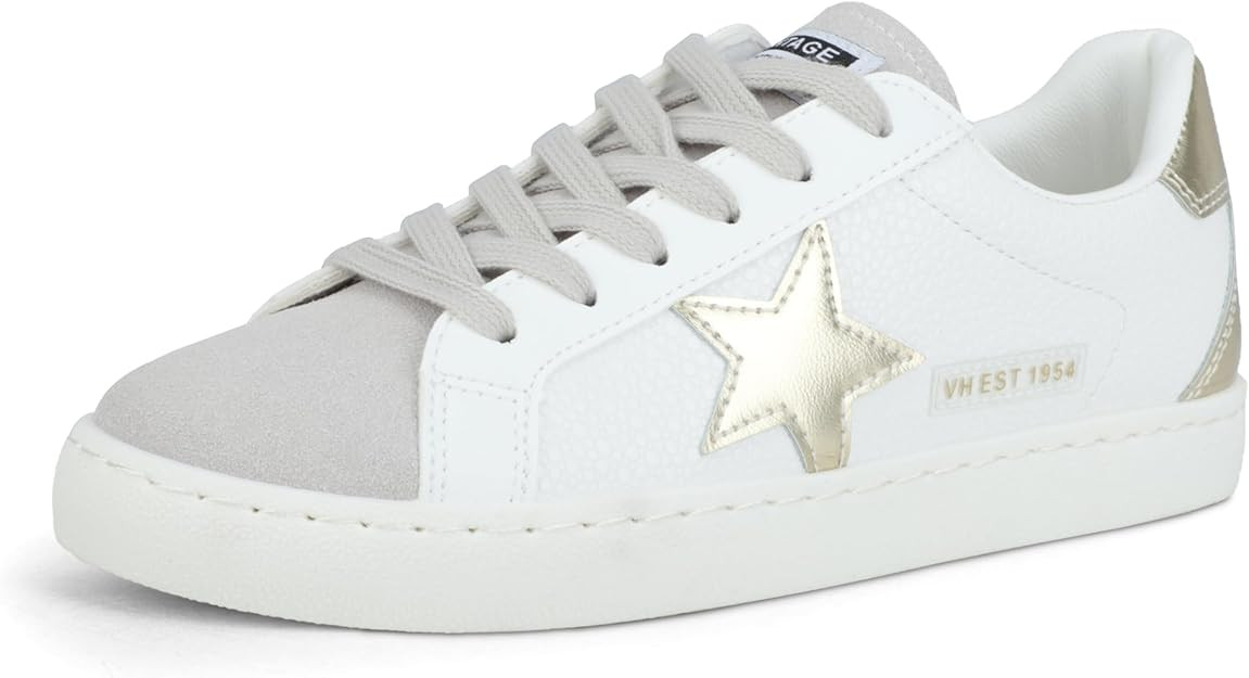 VINTAGE HAVANA Women’s Fashion Sneakers | Casual Lace up Low Top Tennis Shoes | Cute Trendy Dre... | Amazon (US)