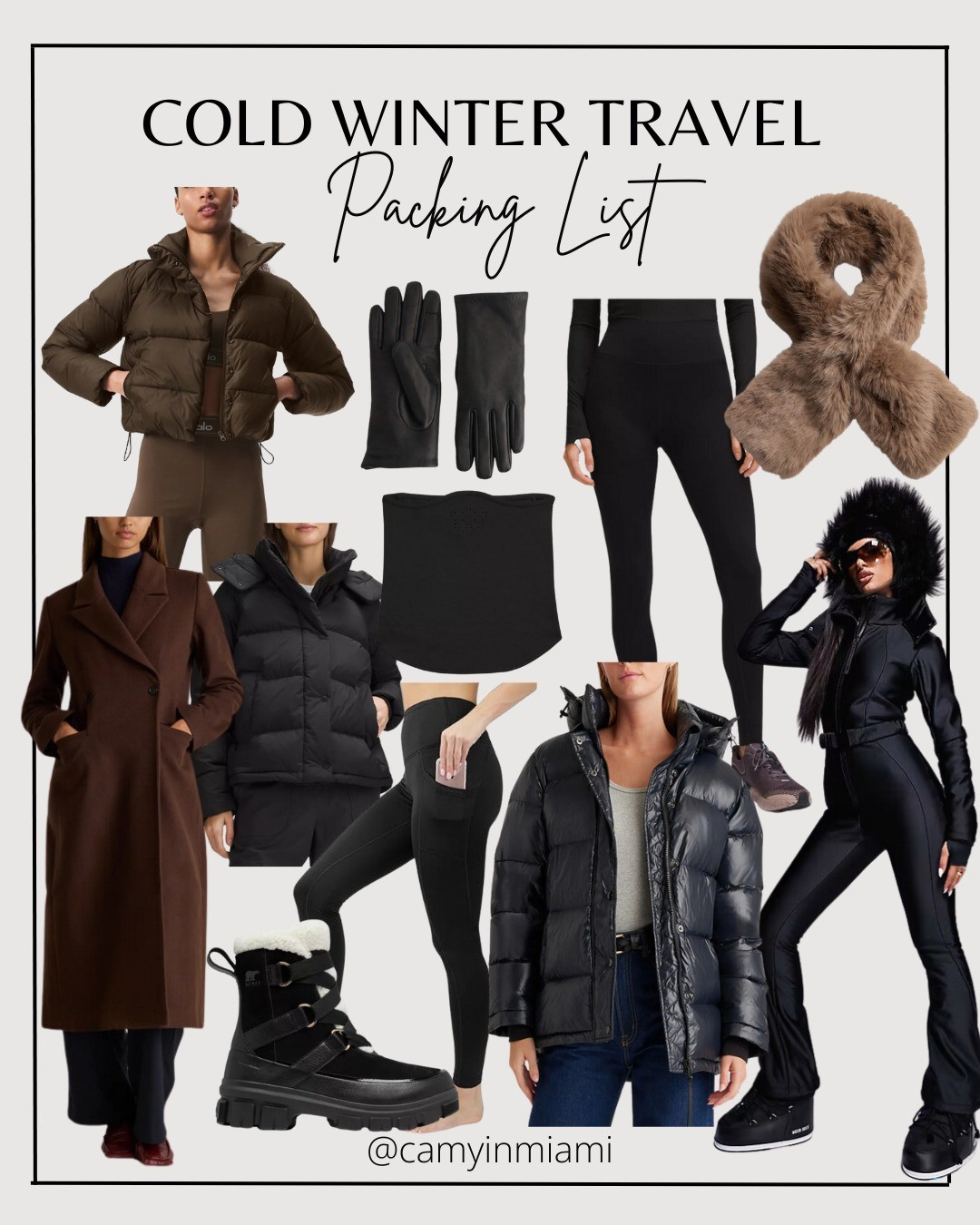 Packing list for my upcoming cold winter trip. I like to stay warm and stylish without breaking the bank since it’s a seasonal investment  #wintertravel #wintertravellist 

#LTKTravel #LTKSeasonal #LTKHoliday