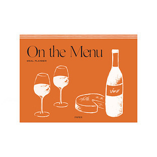 Papier Meal Planner On the Menu | The Container Store