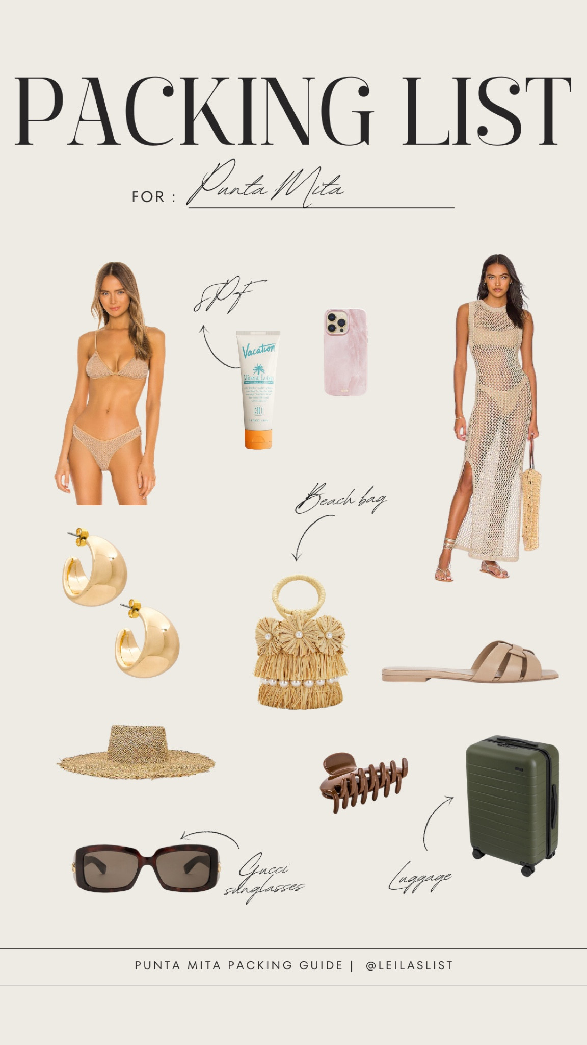 Packing inspo for a beach vacation. #resortwear #swimwear #travel #vacation 

#LTKtravel #LTKswim #LTKSeasonal