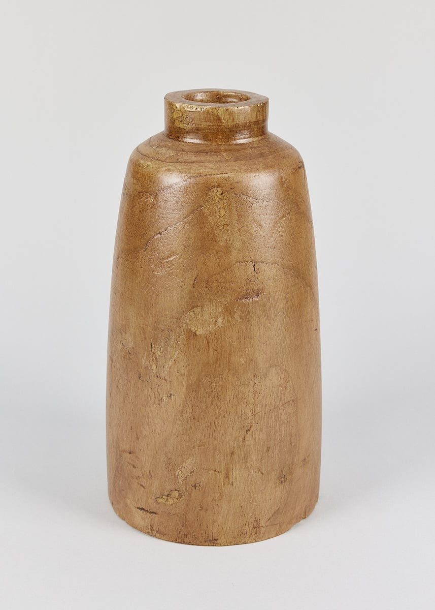 Walnut Stained Paulownia Wood Vase | Shop Branch Vases at Afloral.com | Afloral