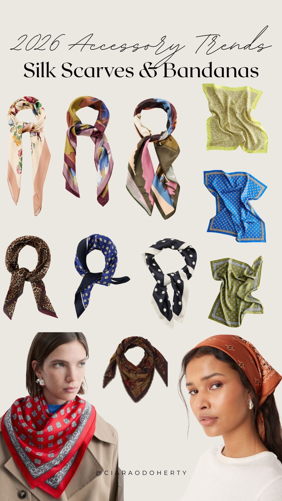 2026 Accessory Trends: Silk Scarves 

Silk scarves, bandanas, Zara, H&M, asos, Uniqlo, & other stories

#LTKireland #LTKeurope #LTKspring