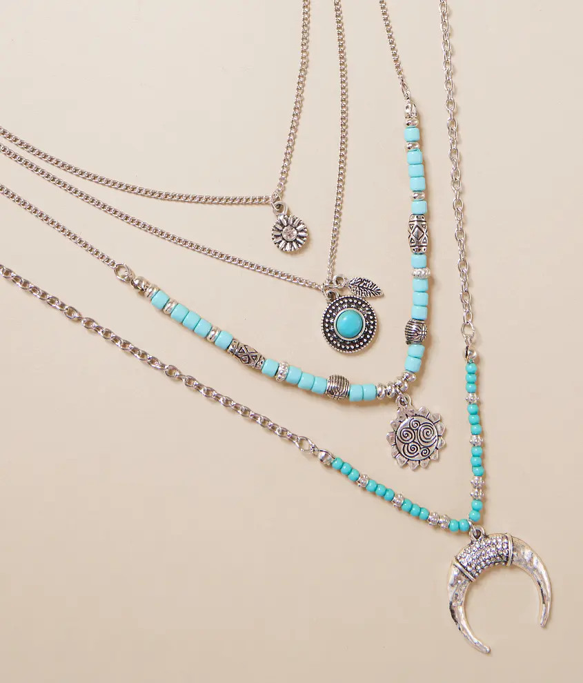 4 Pack Western Necklace Set | Buckle