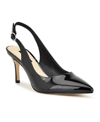 Nine West Women's Menora Adjustable Slingback Pointy Toe Pumps - Macy's | Macy's