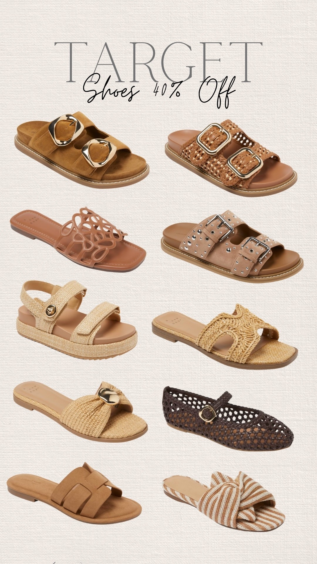 40% Off shoes at Target

#LTKSeasonal #LTKSaleAlert