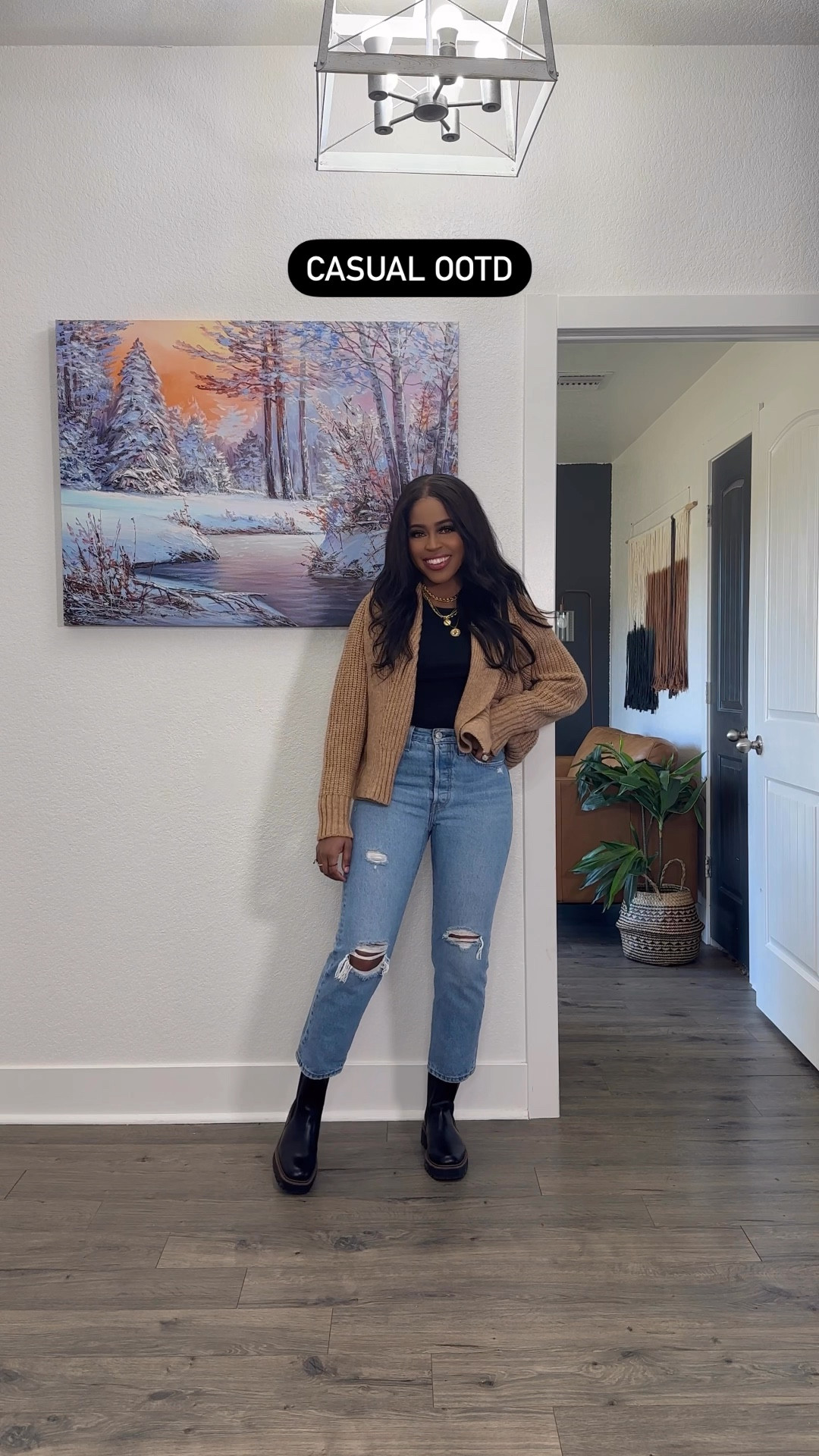 I am 5’4” wearing a size 26 in the jeans. I am a small in the top which comes in a set and it does have stretch. •Boots: I went with my normal size. 

#LTKStyleTip #LTKShoeCrush