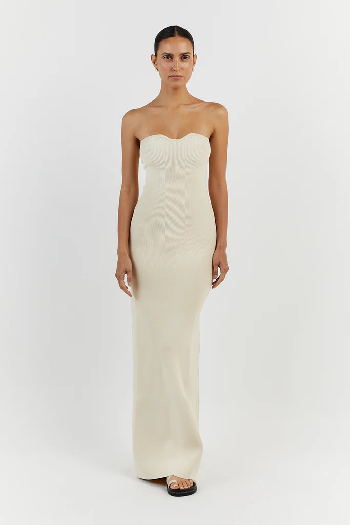 VERONICA BUTTER BANDEAU MAXI DRESS | DISSH