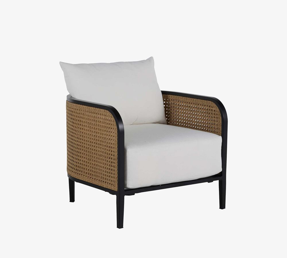 Berengar All-Weather Wicker Lounge Chair | Pottery Barn (US)