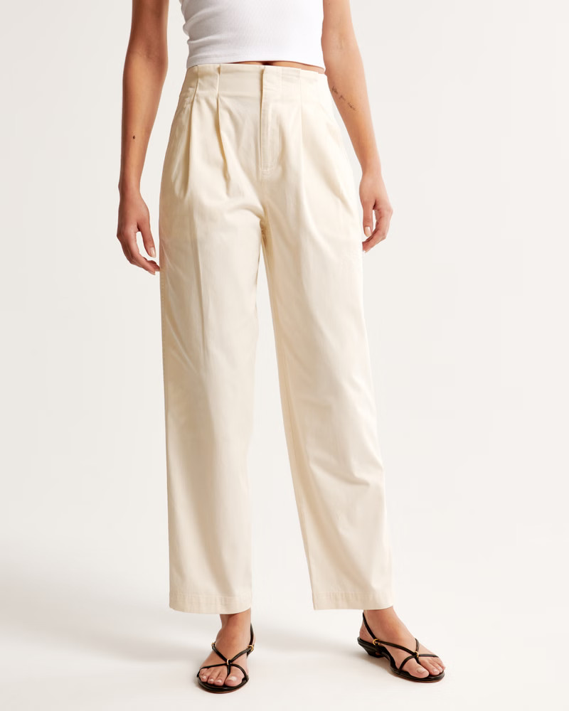 Women's High Rise Tapered Utility Pant | Women's Bottoms | Abercrombie.com | Abercrombie & Fitch (US)