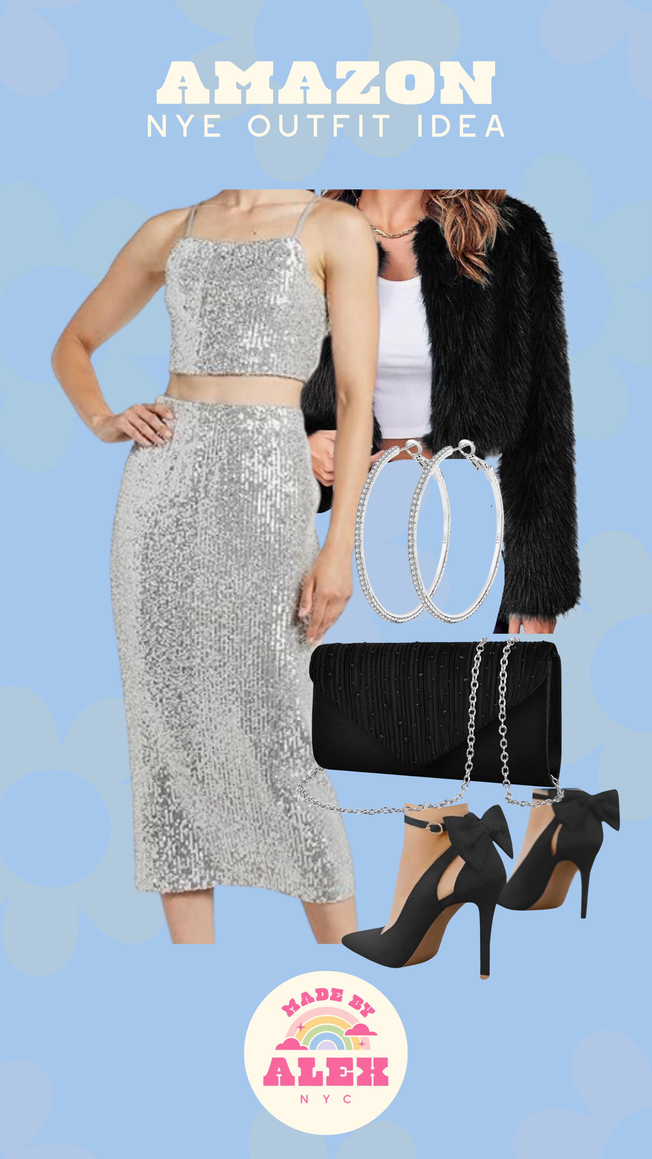 NYE Outfit Idea from Amazon! 

Amazon fashion - NYE outfit - New year’s eve outfit - sequin skirt - sequin top - matching set - fur jacket - new year’s eve 

#LTKSeasonal #LTKHoliday #LTKStyleTip