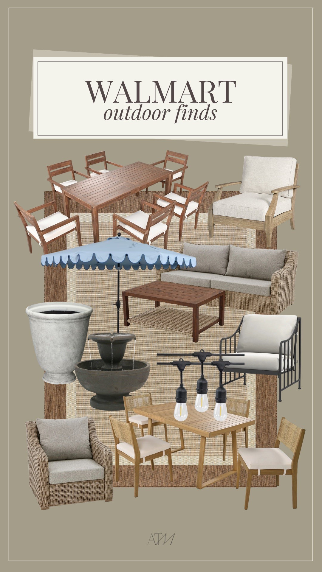 Walmart Outdoor Finds!

walmart patio, walmart home, walmart hosting, walmart seasonal, walmart outdoor living, walmart outdoor furniture 

#LTKHome #LTKSeasonal #LTKStyleTip