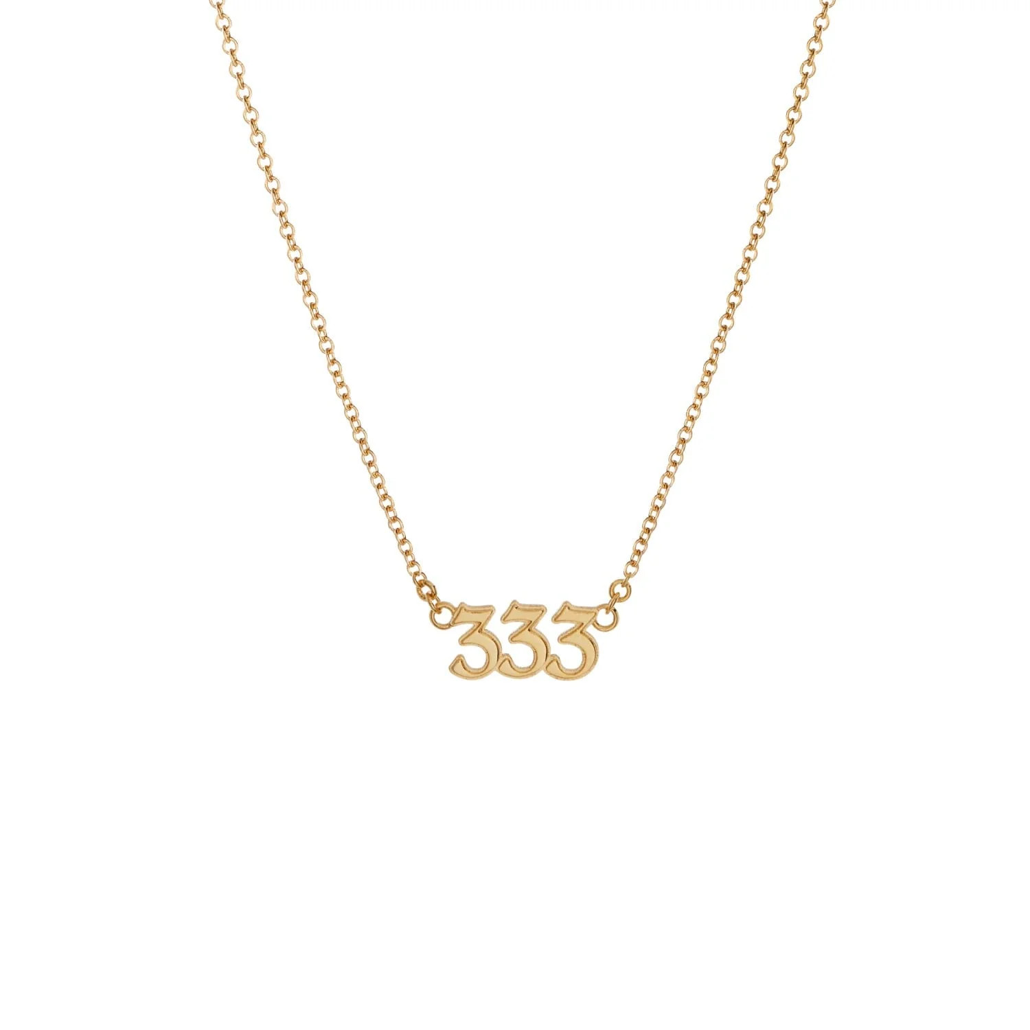 Angel Number Necklace | Tiny Tags (US)