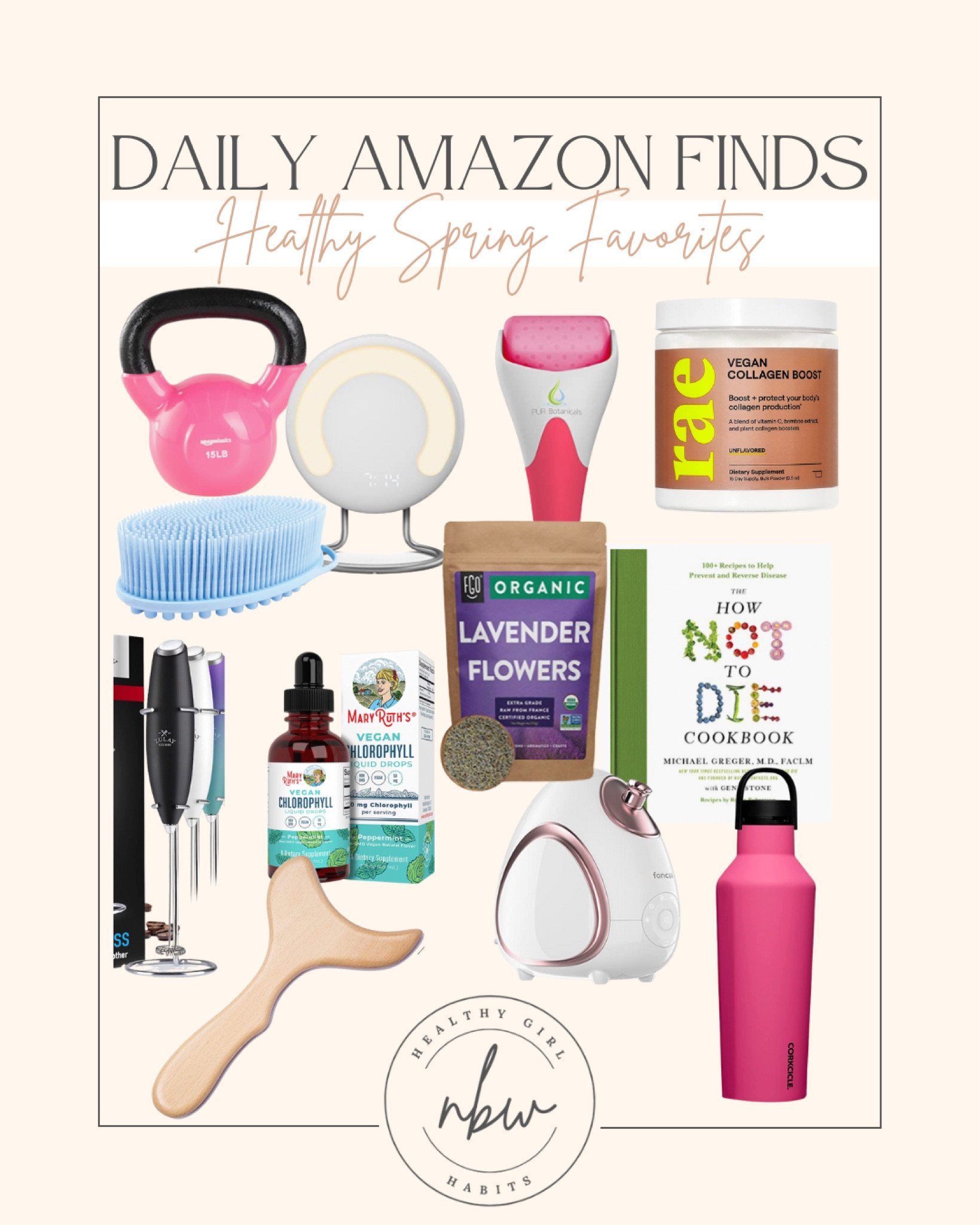 Daily Amazon Finds: Healthy Spring Favorites 🌸💪🏼

Health & Wellness Essentials
Home must-haves
Amazon finds
#healthygirlhabits #thatgirl 

#LTKfit #LTKSeasonal #LTKhome