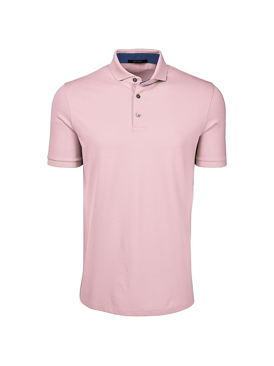 Men's Crowley Polo Shirt - Pink Sky - Size Small | Saks Fifth Avenue