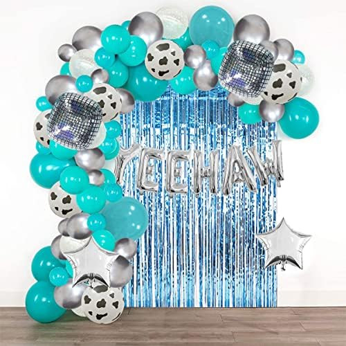 Cowgirl Party Decorations YEEHAW Bachelorette Balloon Garland Kit Disco Cowgirl Banner Tael Ballo... | Amazon (US)