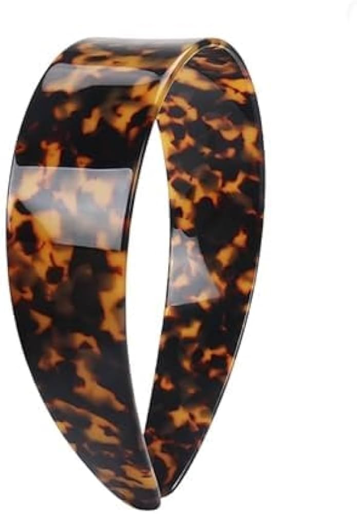Thick Tortoise Shell Headband with Teeth Women, 2026 Upgrade 1.5in Non Slip Classic Tortoise Shel... | Amazon (US)