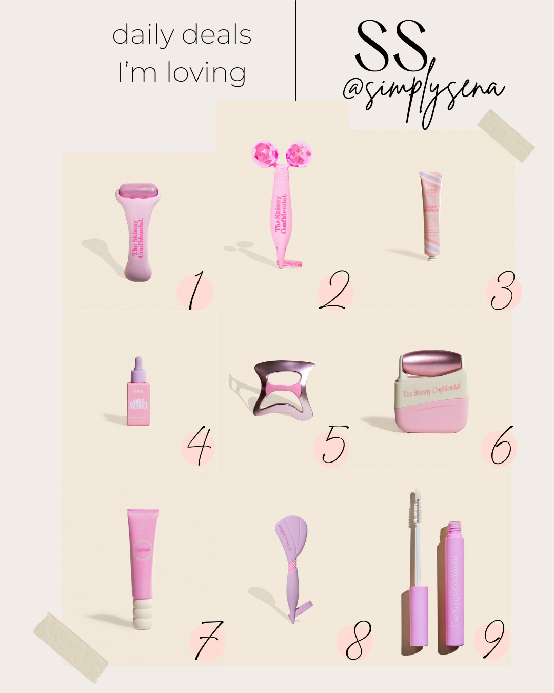 I have been obsessed with the skinny confidential products, right now they are on sale! 

skincare, tsc, gua sha, self care, routine, selfcare routine, skincare essentials 

 #LTKSpringSale #LTKSeasonal #LTKBeauty