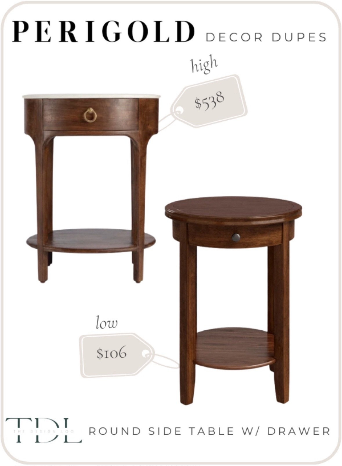 High || Low Budget Finds
#thedesignlog
#thedesignloghome

PERIGOLD SIDE TABLE DUPE


Follow my LTK @thedesignlog on the @shop.LTK app to view this post and get my exclusive app-only content!

#liketkit #LTKHome #LTKSaleAlert
@shop.ltk
https://liketk.it/509fZ